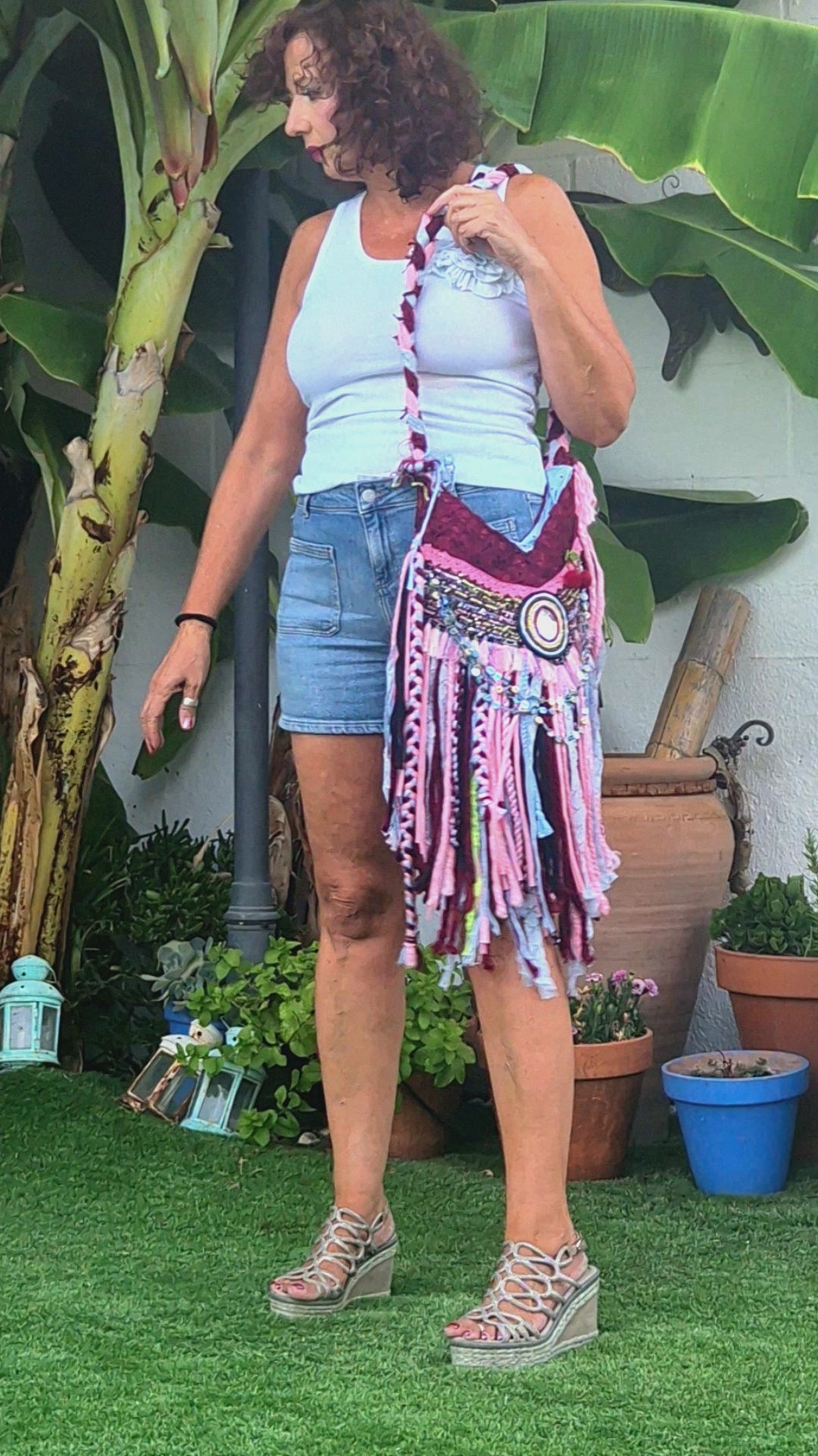Vídeo del bolso boho Cádiz artesanal