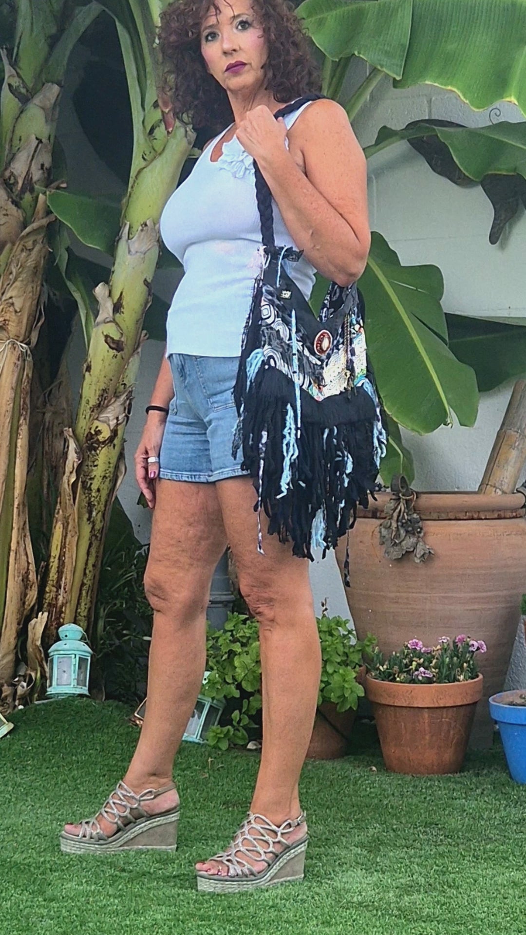 Vídeo del bolso boho Granada artesanal